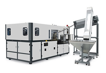 Bottle blowing machine one out of six